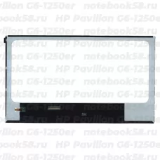 Матрица для ноутбука HP Pavilion G6-1250er (1366x768 HD) TN, 40pin, Глянцевая