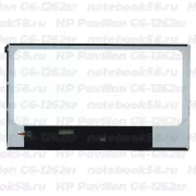 Матрица для ноутбука HP Pavilion G6-1262sr (1366x768 HD) TN, 40pin, Глянцевая