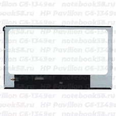 Матрица для ноутбука HP Pavilion G6-1349er (1366x768 HD) TN, 40pin, Глянцевая