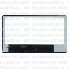 Матрица для ноутбука HP Pavilion G6-1a00 (1366x768 HD) TN, 40pin, Глянцевая