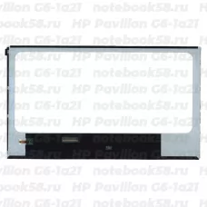 Матрица для ноутбука HP Pavilion G6-1a21 (1366x768 HD) TN, 40pin, Глянцевая