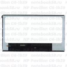 Матрица для ноутбука HP Pavilion G6-1b39 (1366x768 HD) TN, 40pin, Глянцевая