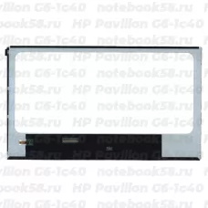 Матрица для ноутбука HP Pavilion G6-1c40 (1366x768 HD) TN, 40pin, Глянцевая