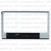 Матрица для ноутбука HP Pavilion G6-1d00 (1366x768 HD) TN, 40pin, Глянцевая