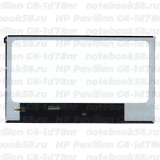 Матрица для ноутбука HP Pavilion G6-1d78nr (1366x768 HD) TN, 40pin, Глянцевая