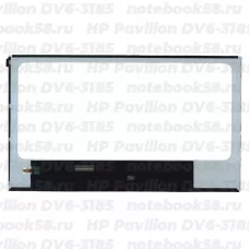 Матрица для ноутбука HP Pavilion DV6-3185 (1366x768 HD) TN, 40pin, Глянцевая