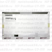 Матрица для ноутбука HP Pavilion G7-1111 (1600x900 HD+) TN, 40pin, Матовая