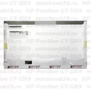 Матрица для ноутбука HP Pavilion G7-1259 (1600x900 HD+) TN, 40pin, Матовая