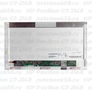 Матрица для ноутбука HP Pavilion G7-2148 (1600x900 HD+) TN, 40pin, Матовая