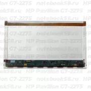 Матрица для ноутбука HP Pavilion G7-2275 (1600x900 HD+) TN, 40pin, Матовая