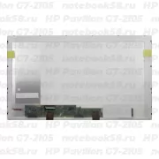 Матрица для ноутбука HP Pavilion G7-2105 (1600x900 HD+) TN, 40pin, Глянцевая