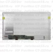 Матрица для ноутбука HP Pavilion G7-2250sr (1600x900 HD+) TN, 40pin, Глянцевая