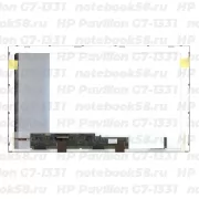 Матрица для ноутбука HP Pavilion G7-1331 (1600x900 HD+) TN, 40pin, Глянцевая