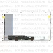 Матрица для ноутбука HP Pavilion G7-1332 (1600x900 HD+) TN, 40pin, Глянцевая