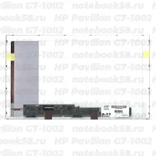 Матрица для ноутбука HP Pavilion G7-1002 (1600x900 HD+) TN, 40pin, Матовая