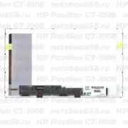 Матрица для ноутбука HP Pavilion G7-1008 (1600x900 HD+) TN, 40pin, Матовая