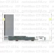 Матрица для ноутбука HP Pavilion G7-1334 (1600x900 HD+) TN, 40pin, Матовая