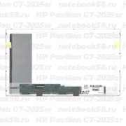 Матрица для ноутбука HP Pavilion G7-2025sr (1600x900 HD+) TN, 40pin, Матовая