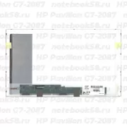 Матрица для ноутбука HP Pavilion G7-2087 (1600x900 HD+) TN, 40pin, Матовая