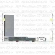 Матрица для ноутбука HP Pavilion G7-2100 (1600x900 HD+) TN, 40pin, Матовая