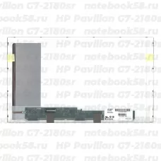 Матрица для ноутбука HP Pavilion G7-2180sr (1600x900 HD+) TN, 40pin, Матовая
