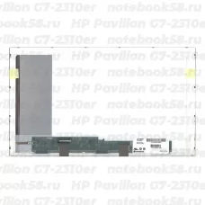 Матрица для ноутбука HP Pavilion G7-2310er (1600x900 HD+) TN, 40pin, Матовая