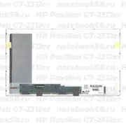 Матрица для ноутбука HP Pavilion G7-2312er (1600x900 HD+) TN, 40pin, Матовая