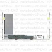 Матрица для ноутбука HP Pavilion G7-1242 (1600x900 HD+) TN, 40pin, Матовая