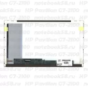 Матрица для ноутбука HP Pavilion G7-2100 (1600x900 HD+) TN, 40pin, Матовая