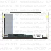 Матрица для ноутбука HP Pavilion G7-1237 (1600x900 HD+) TN, 40pin, Матовая