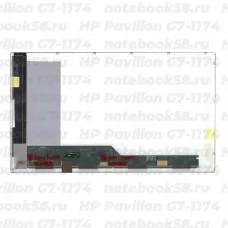 Матрица для ноутбука HP Pavilion G7-1174 (1600x900 HD+) TN, 40pin, Матовая