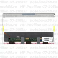 Матрица для ноутбука HP Pavilion G7-2051sr (1600x900 HD+) TN, 40pin, Матовая