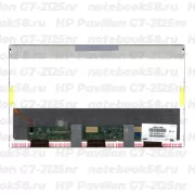 Матрица для ноутбука HP Pavilion G7-2125nr (1600x900 HD+) TN, 40pin, Матовая