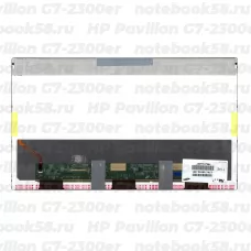 Матрица для ноутбука HP Pavilion G7-2300er (1600x900 HD+) TN, 40pin, Матовая