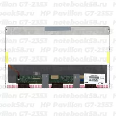 Матрица для ноутбука HP Pavilion G7-2353 (1600x900 HD+) TN, 40pin, Матовая