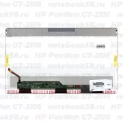 Матрица для ноутбука HP Pavilion G7-2105 (1600x900 HD+) TN, 40pin, Глянцевая