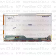 Матрица для ноутбука HP Pavilion G7-2309 (1600x900 HD+) TN, 40pin, Глянцевая