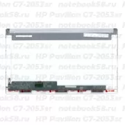 Матрица для ноутбука HP Pavilion G7-2053sr (1600x900 HD+) TN, 40pin, Глянцевая