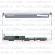 Матрица для ноутбука HP Pavilion G7-2228er (1600x900 HD+) TN, 40pin, Глянцевая