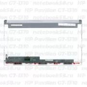 Матрица для ноутбука HP Pavilion G7-1310 (1600x900 HD+) TN, 40pin, Глянцевая