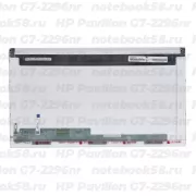 Матрица для ноутбука HP Pavilion G7-2296nr (1600x900 HD+) TN, 40pin, Матовая