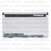 Матрица для ноутбука HP Pavilion G7-2363er (1600x900 HD+) TN, 40pin, Глянцевая