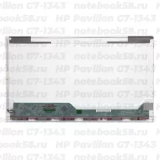 Матрица для ноутбука HP Pavilion G7-1343 (1600x900 HD+) TN, 40pin, Глянцевая