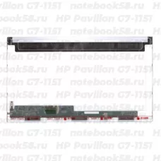 Матрица для ноутбука HP Pavilion G7-1151 (1600x900 HD+) TN, 40pin, Матовая