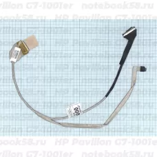 Шлейф матрицы для ноутбука HP Pavilion G7-1001er (40pin LVDS, LED)