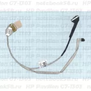 Шлейф матрицы для ноутбука HP Pavilion G7-1303 (40pin LVDS, LED)