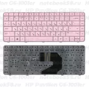 Клавиатура для ноутбука HP Pavilion G6-1001er Розовая