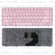 Клавиатура для ноутбука HP Pavilion G6-1013 Розовая