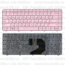 Клавиатура для ноутбука HP Pavilion G6-1029er Розовая