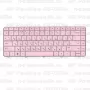 Клавиатура для ноутбука HP Pavilion G6-1217er Розовая